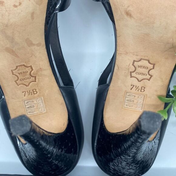 Charles David Platform High Heeled Strappy Stiletto Heel Sandals Black 7.5 - Picture 13 of 13